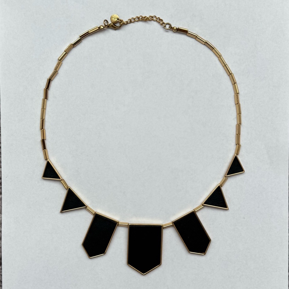 House of Harlow 1960 Station Leather Necklace
